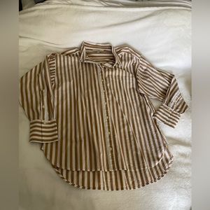 Loft baggy button up